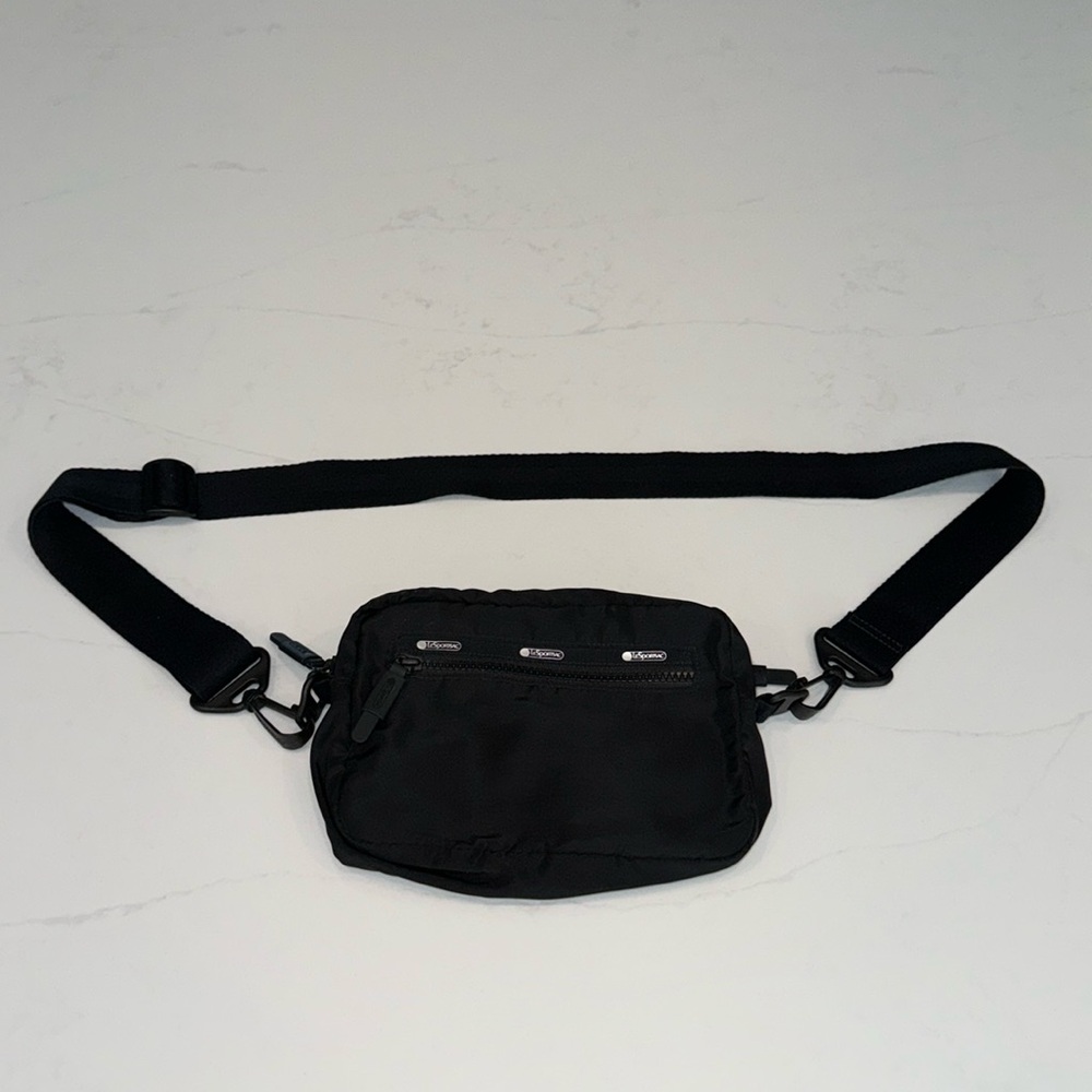 Black LeSportsac Bag and Fanny Pack